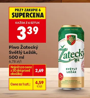 Piwo promocja w Biedronka