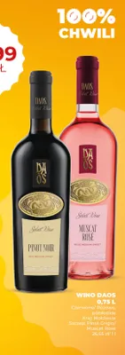 Wino Daos Muscat Rosé różowe półsłodkie promocja w Duży Ben