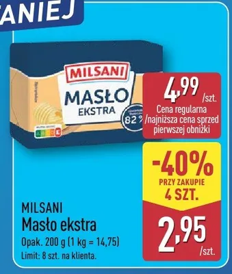 Masło ekstra promocja w Aldi