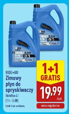 Zimowy płyn do spryskiwaczy promocja w Aldi