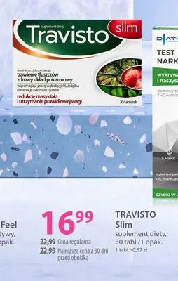 Suplement diety Travisto Slim promocja w Hebe
