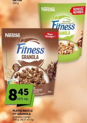 Płatki Nestlé Fit Granola Chocolate Quinoa & Almonds promocja w Euro Sklep