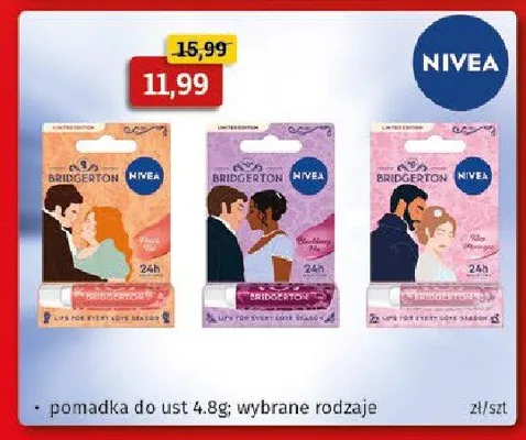 Pomadka do ust wybrane rodzaje Bridgeton Nivea promocja w Drogeria Kosmyk