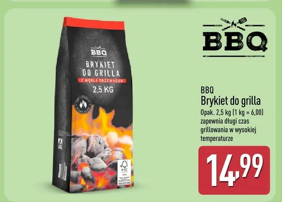 Brykiet do grilla promocja w Aldi