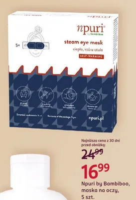 Maska na oczy Npuri by Bambiboo 5-pak promocja w Rossmann