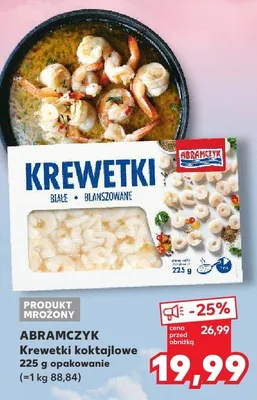 Krewetki koktajlowe promocja w Kaufland