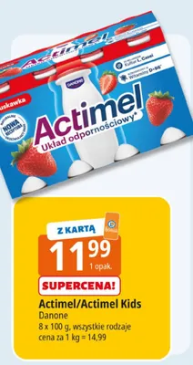 Jogurt Actimel promocja w Leclerc