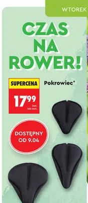 Pokrowiec na siodełko, różne rodzaje promocja w Biedronka
