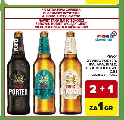 Piwo Żywiec Porter promocja w Carrefour Express