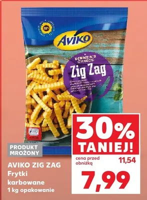 Frytki karbowane Zig Zag promocja w Kaufland