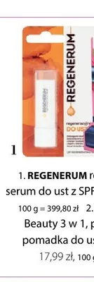 Serum do ust regeneracyjne z SPF 15 Regenerum promocja w Hebe
