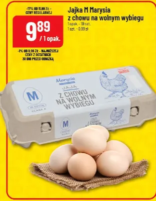 Jajka z chowu na wolnym wybiegu promocja w POLOmarket