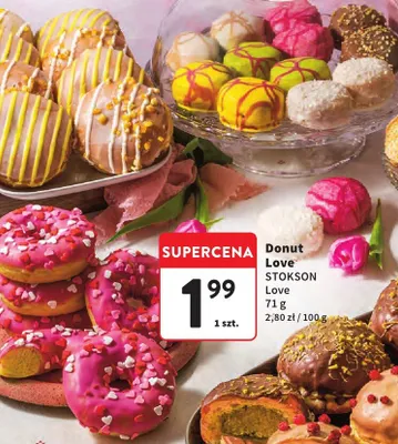 Donut Love Stokson Love promocja w Intermarche