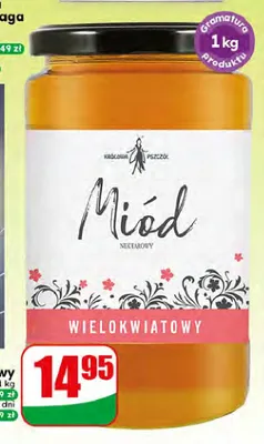 Miód wielokwiatowy Królowa Pszczół promocja w Dino