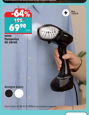 Parownica do ubrań Hoffen promocja w Biedronka