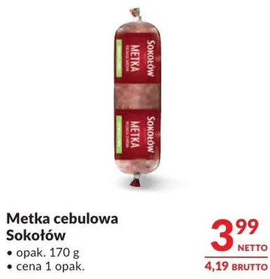 Metka cebulowa Sokołów promocja w Makro