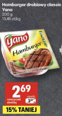 Hamburger drobiowy classic promocja w Delikatesy Centrum
