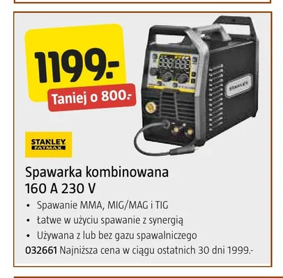 Spawarka kombinowana Stanley Fatmax promocja w Jula