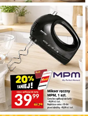 Mikser ręczny Mpm promocja w Twój Market