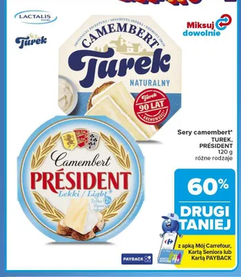 Sery camembert promocja w Carrefour