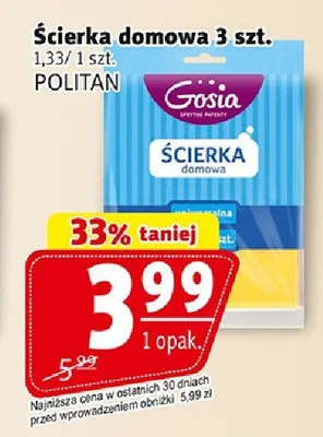 Ścierka domowa Gosia 3szt. promocja w Prim Market