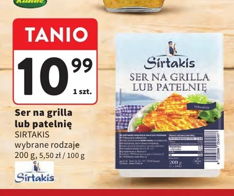 Ser na grilla lub patelnię Sirtakis promocja w Intermarche