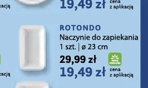 Naczynie do zapiekania Rotondo Lubiana 23 cm promocja w Stokrotka