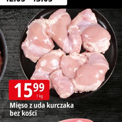 Mięso z uda kurczaka bez kości promocja w Leclerc