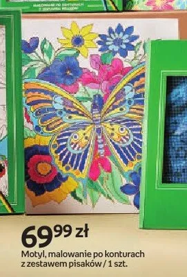 Motyl malowanie po konturach z zestawem pisaków CREADU promocja w Empik