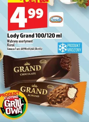 Lody Grand promocja w TOPAZ