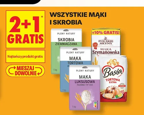 Mąka luksusowa Plony Natury promocja w Biedronka