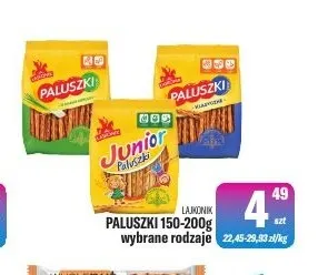 Paluszki Lajkonik promocja w Tomi Markt
