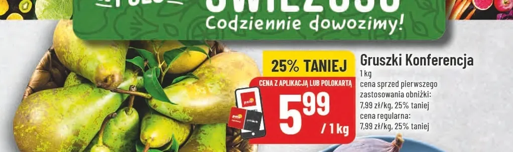 Gruszki konferencja promocja w POLOmarket