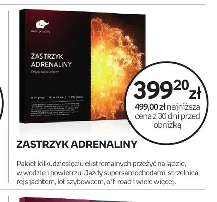 Zestaw podarunkowy Zastrzyk Adrenaliny promocja w Empik
