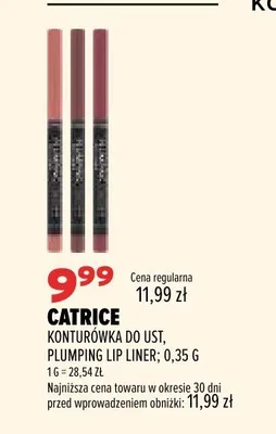 Konturówka do ust Catrice Plumping Lip Liner promocja w Drogerie Natura