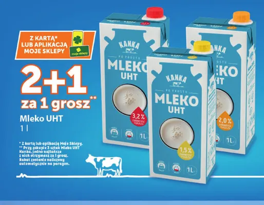 Mleko UHT Kanka 3,2% promocja w ABC