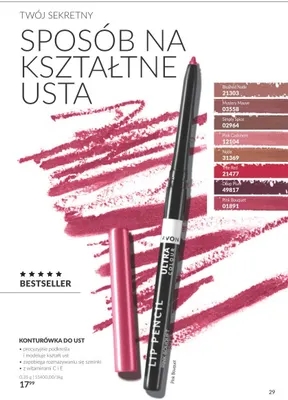 Konturówka do ust Avon Mystery Mauve promocja w AVON