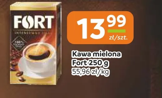 Kawa mielona Fort promocja w Społem Częstochowa