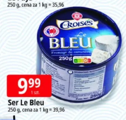 Ser Le Bleu Croisés promocja w Leclerc