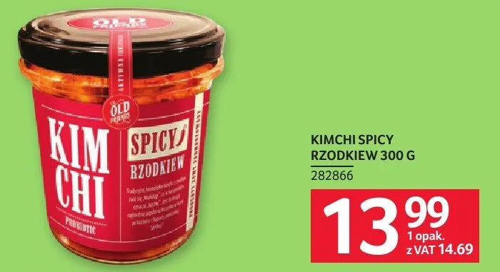 Kimchi spicy rzodkiewki 300 g promocja w Selgros