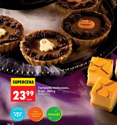 Tartaletki Halloween promocja w Biedronka