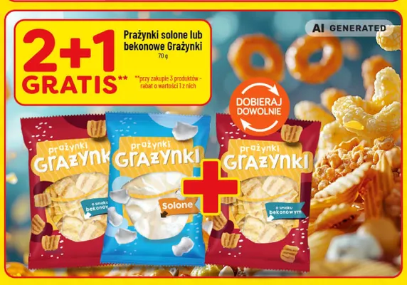 Prażynki bekonowe Grażynki promocja w POLOmarket