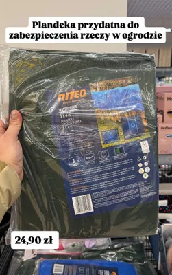Plandeka do zabezpieczenia rzeczy w ogrodzie promocja w Biedronka
