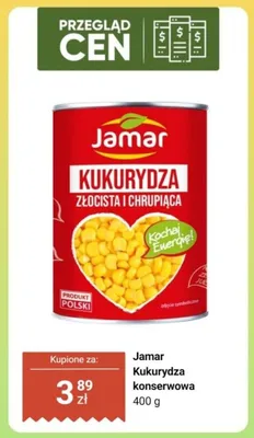 Kukurudza konserwowa promocja w Dino