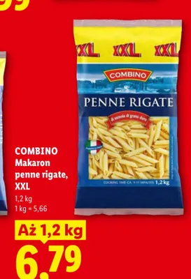 Makaron penne rigate XXL Combino promocja w Lidl