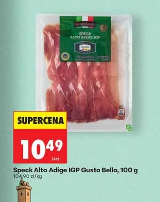 Speck Alto Adige IGP Gusto Bello promocja w Biedronka