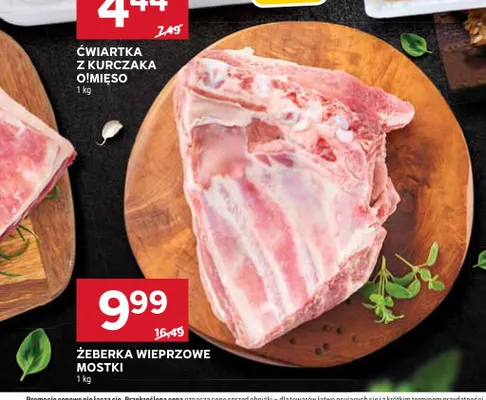 Żeberka wieprzowe mostki promocja w Stokrotka