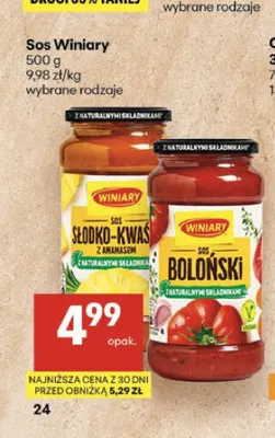Sos Boloński Winiary promocja w Delikatesy Centrum