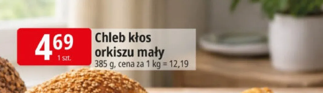 Chleb kłos orkiszu mały Leclerc promocja w Leclerc