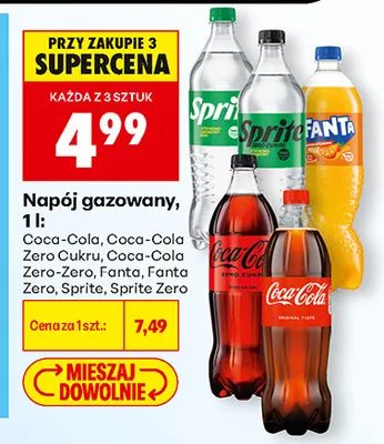 Napój gazowany Coca-Cola Zero Cukru promocja w Biedronka